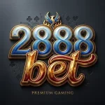 2888Bet game online earning platform logo showing mobile gaming dashboard