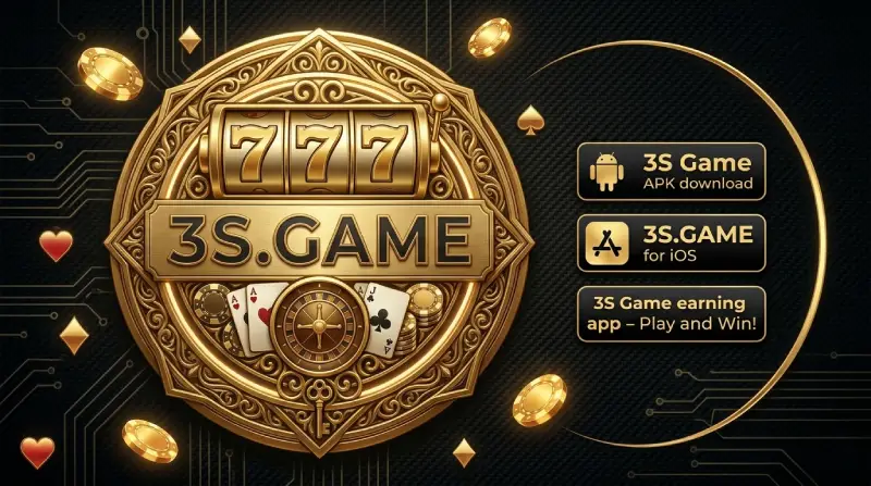 3S game apk download banner for online mini games platform