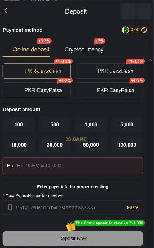 3S game apk download banner for online mini games platform