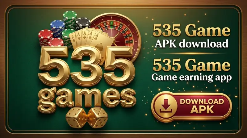 Download 535 Game APK play slot games win real PKR cash Pakistan