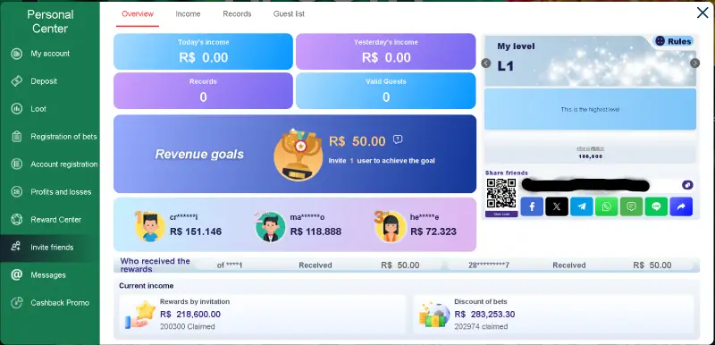 6KBET Game referrals  and slot game interface for Android users