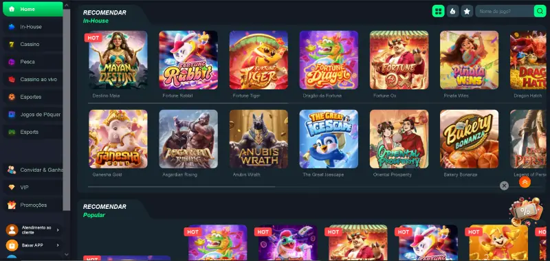 6KBET Game dashboard showing slot games including Fortune Rabbit, Fortune Tiger, and Ganesha Gold
